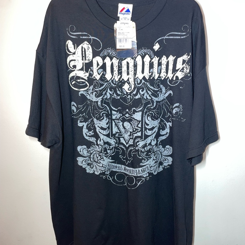 Official Licensed NHL Pittsburgh Penguins Majestic Sz XXL NWT  T-Shirt